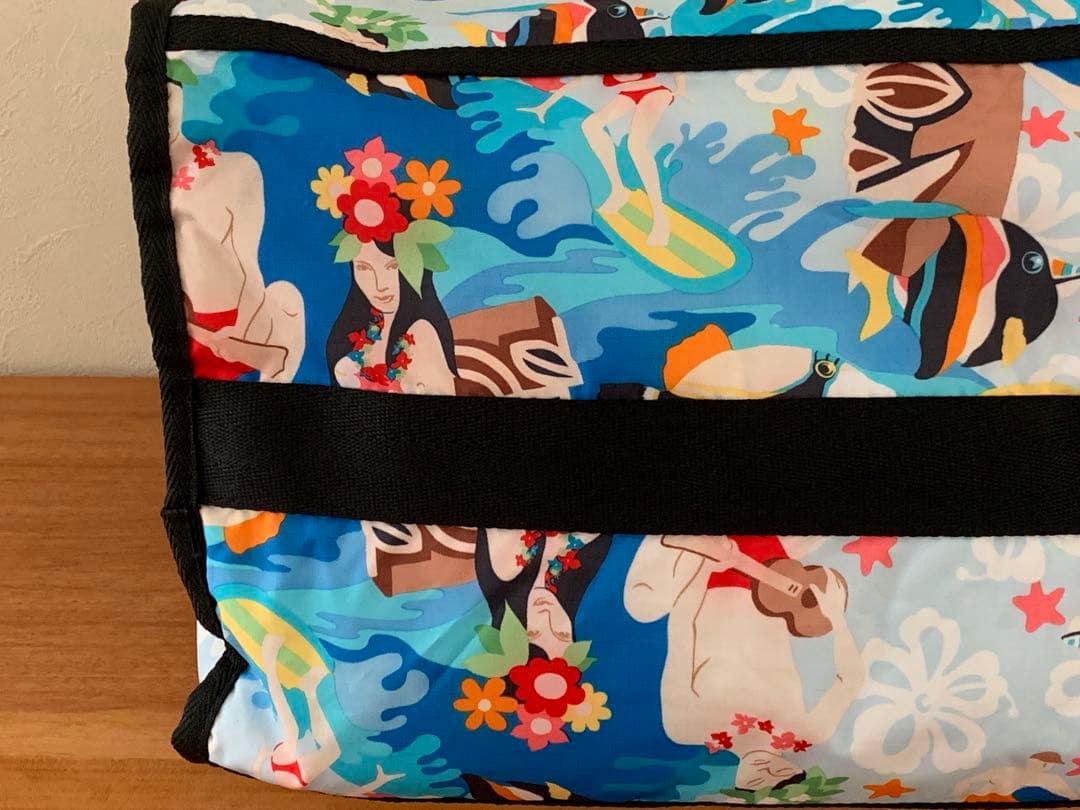 美品 レア柄 レスポートサック ボストンバッグ　3〜4泊用サイズ