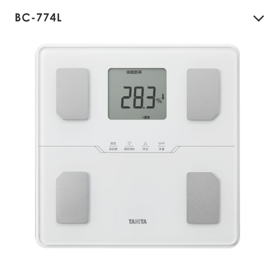 TANITA BC-774L 体組成計 ホワイト