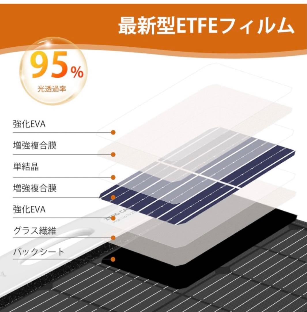 ソーラーパネル 100W 折りたたみ式 ソーラーチャージャー 太陽光パ