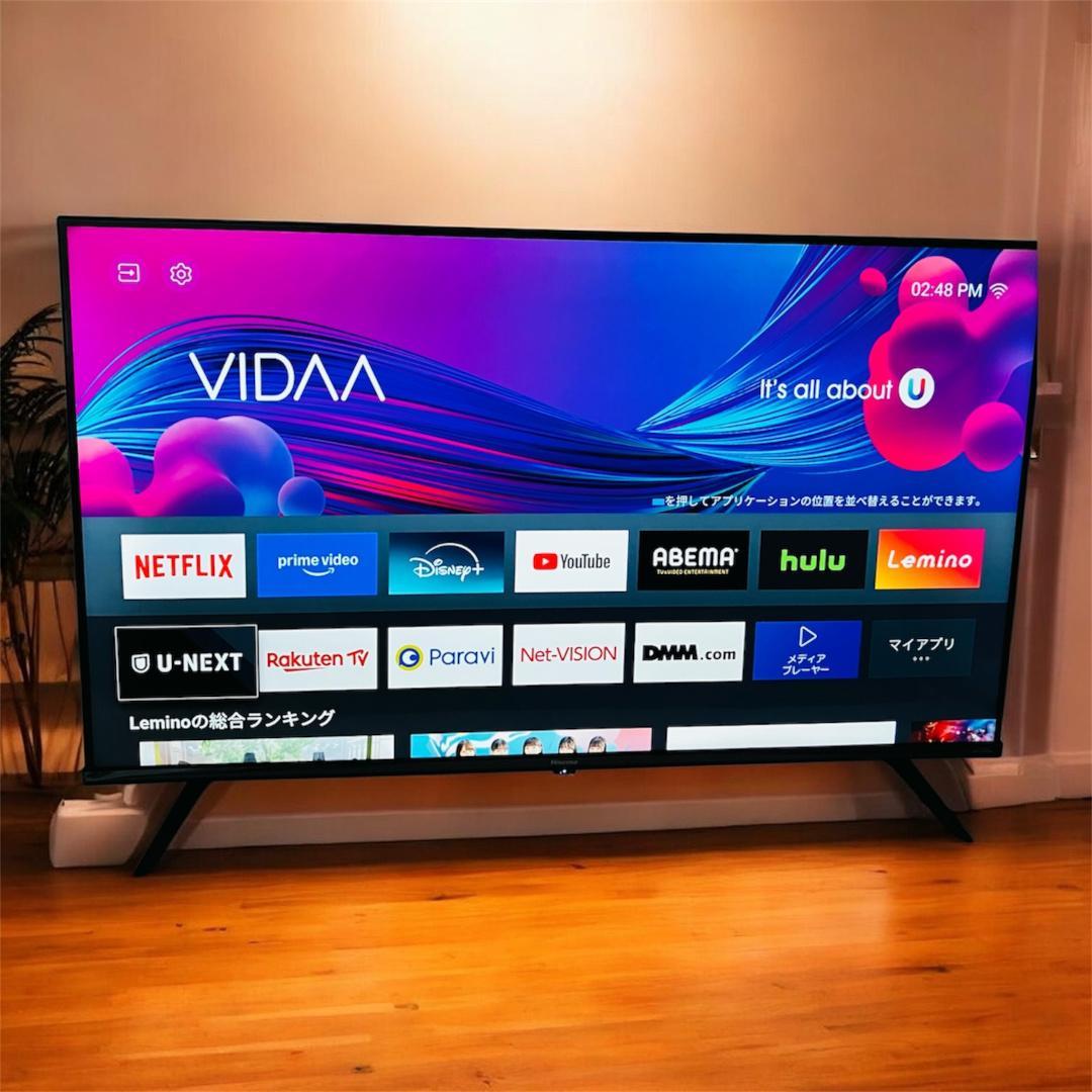✨　【美品】Hisense 43A6H 43型 4K液晶テレビ 元箱あり ✨