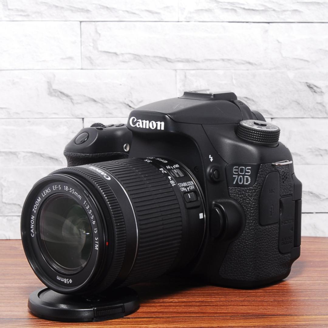 ✨Wi-Fi搭載機 ショット数少✨Canon EOS 70Dレンズセット