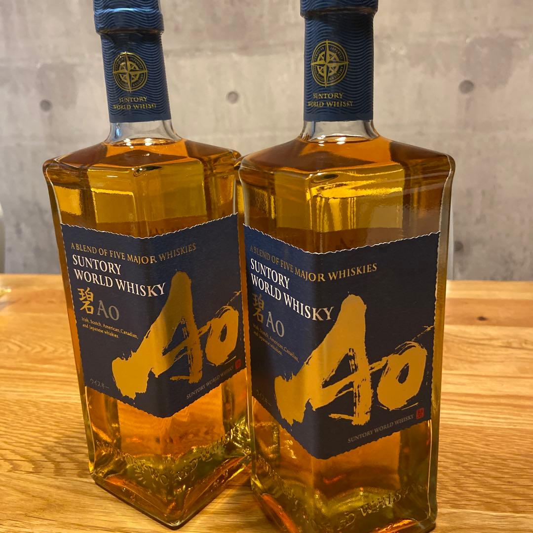 【新品】SUNTORY(サントリー)　ウィスキー アオ　AO 碧　2本セット