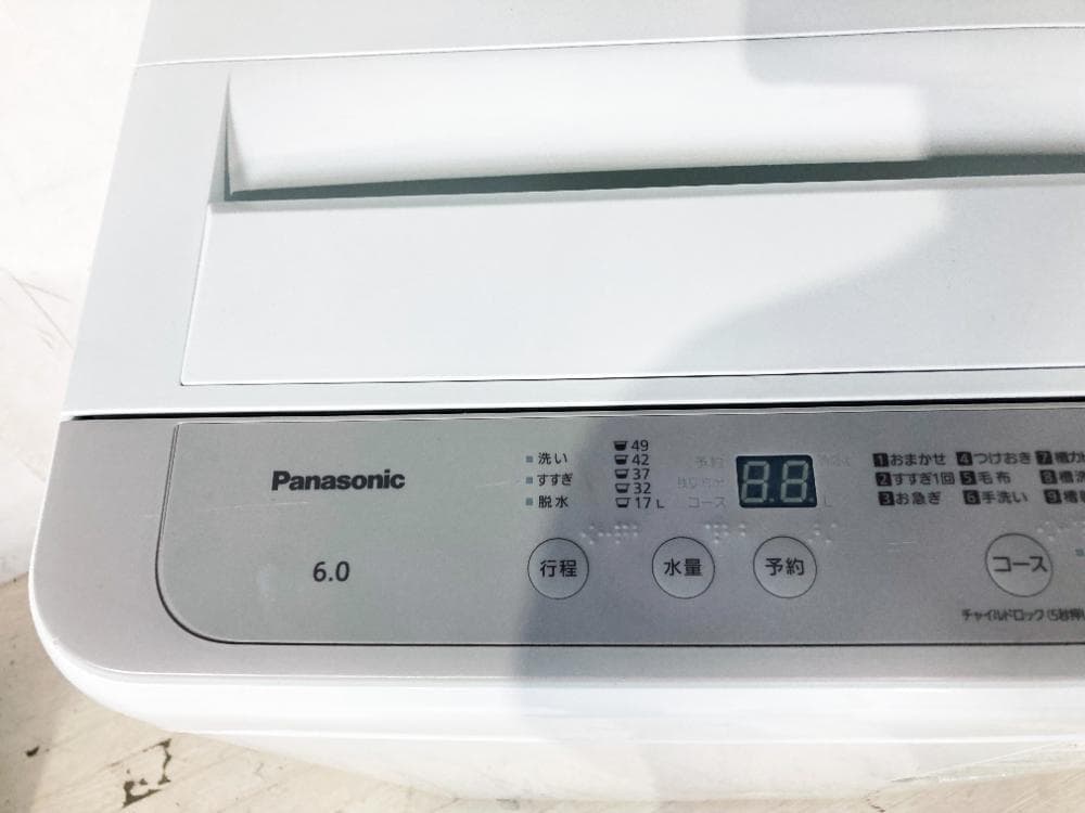 ★2022年製★Panasonic 6kg 洗濯機【NA-F60B15】GCAM