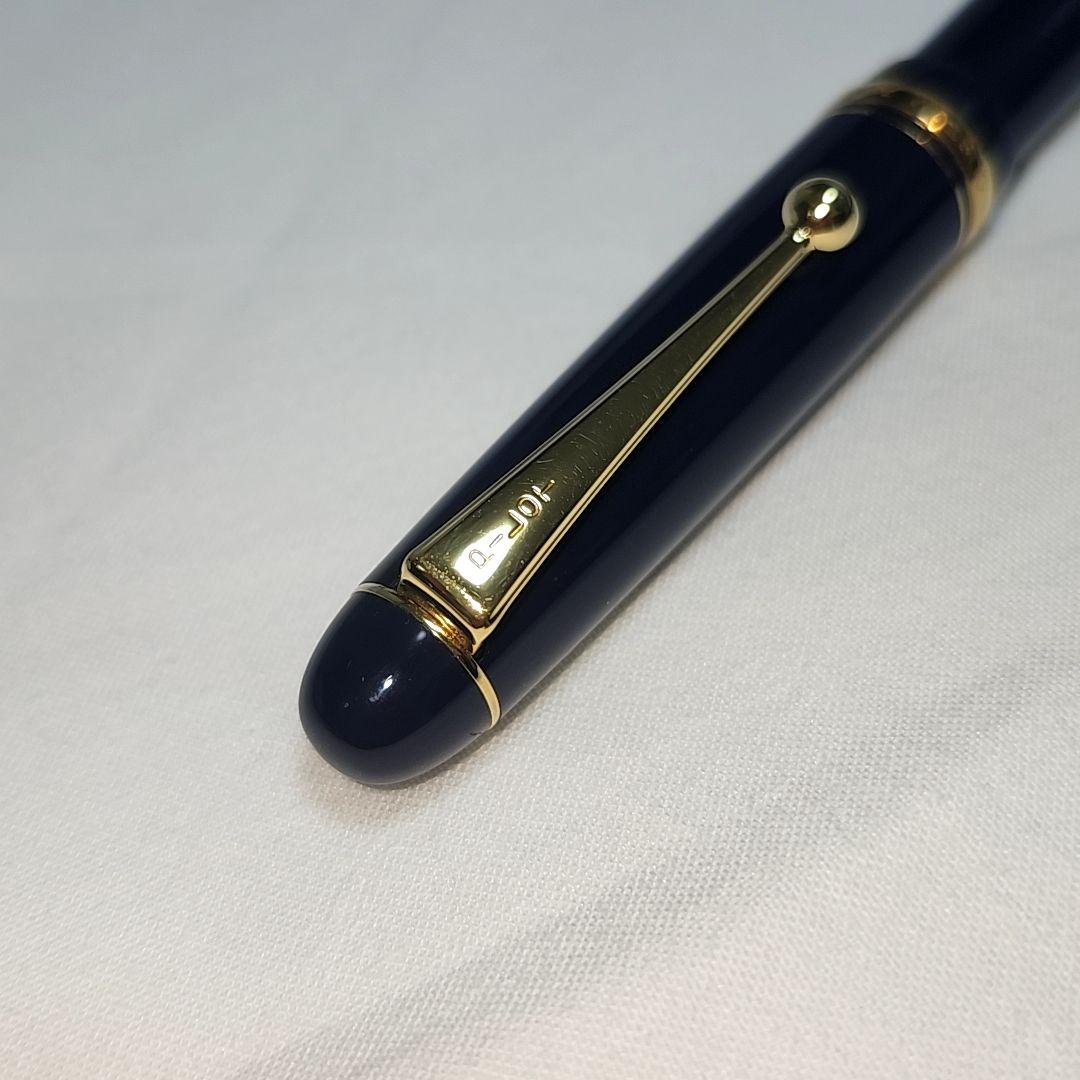 パイロット　カスタム74　ネイビー　万年筆　ペン先14K 美品