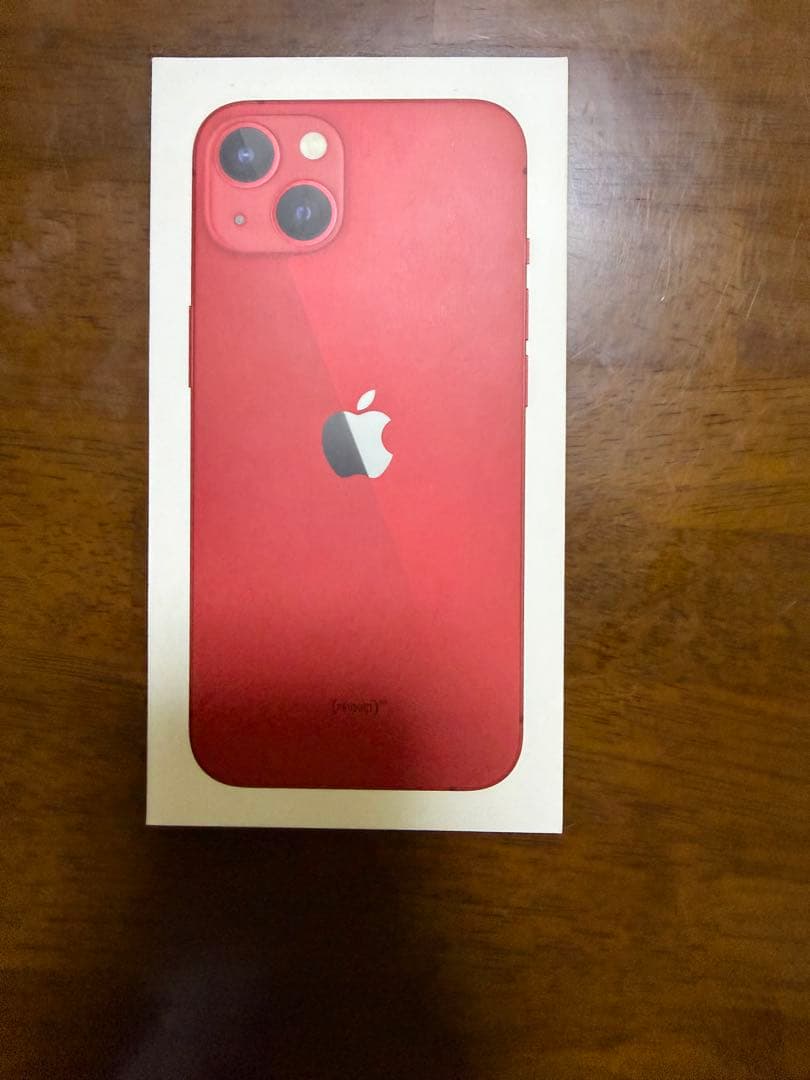 Apple iPhone 13 (PRODUCT(RED)) 本体と箱