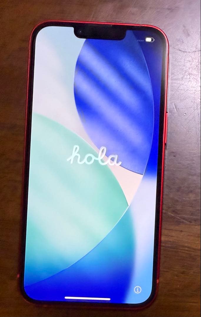 Apple iPhone 13 (PRODUCT(RED)) 本体と箱