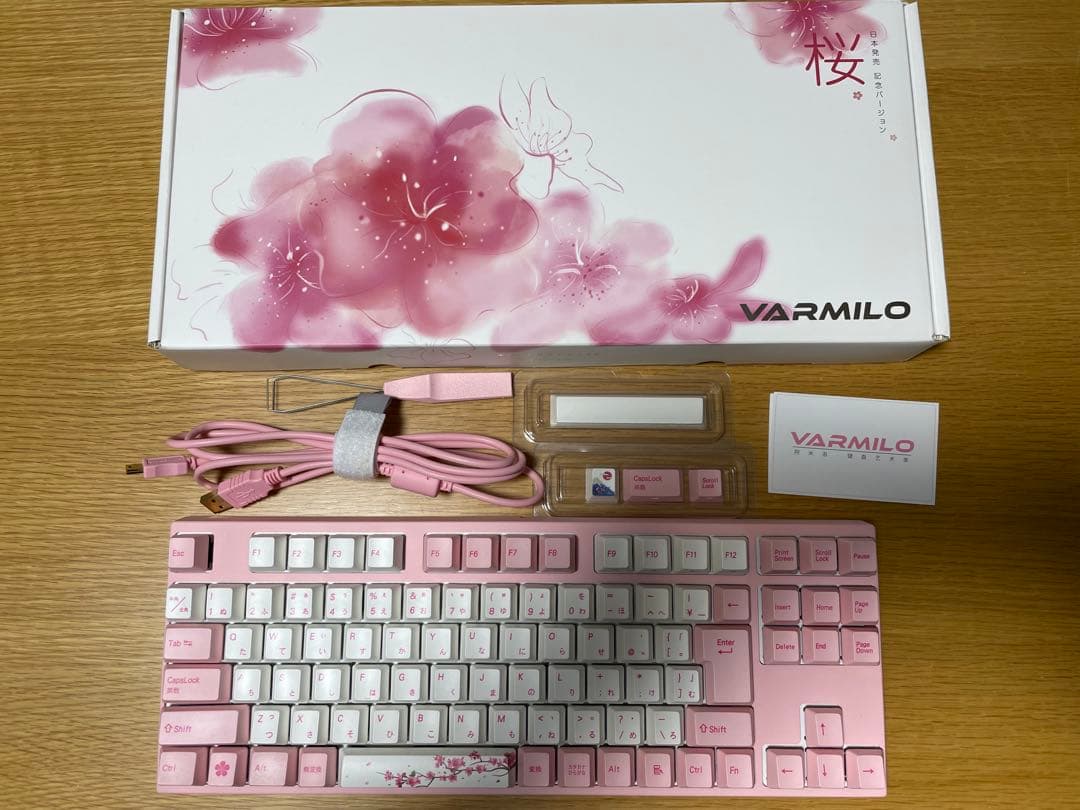 Varmilo 桜デザイン メカニカルキーボード