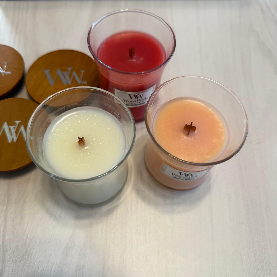 WoodWick ウッドウィック キャンドル おまとめ3点