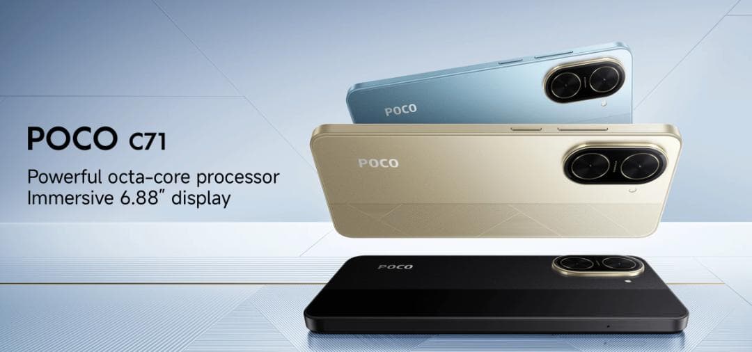 新品　Xiaomi POCO C71　ブラック　64GB　商品番号【161】