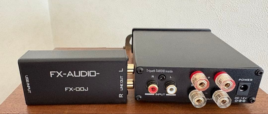 fostex スピーカーSP7とデジタルアンプ DAC セット