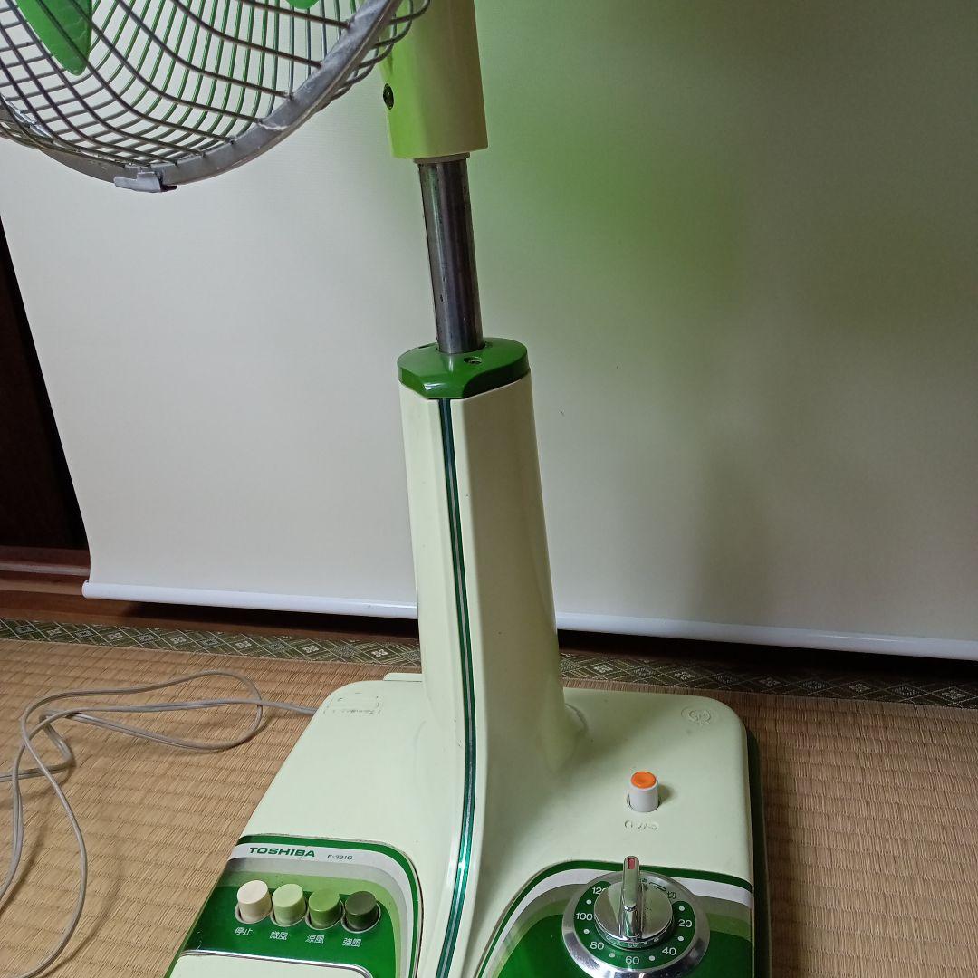昭和レトロ　東芝　扇風機　水蓮　F−296