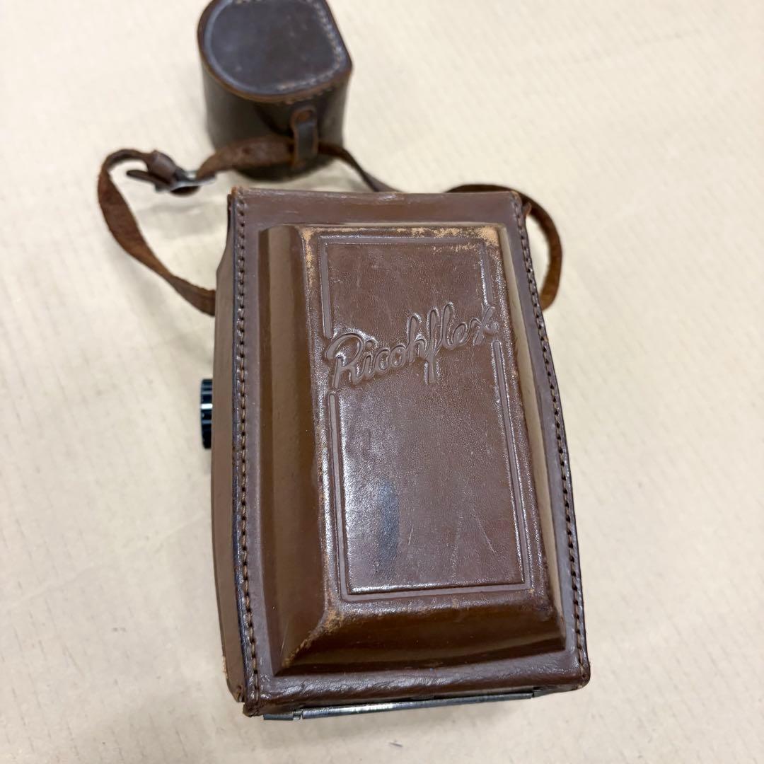 RICOHFLEX 二眼レフカメラ リコーフレックス 120フィルム 革ケース付