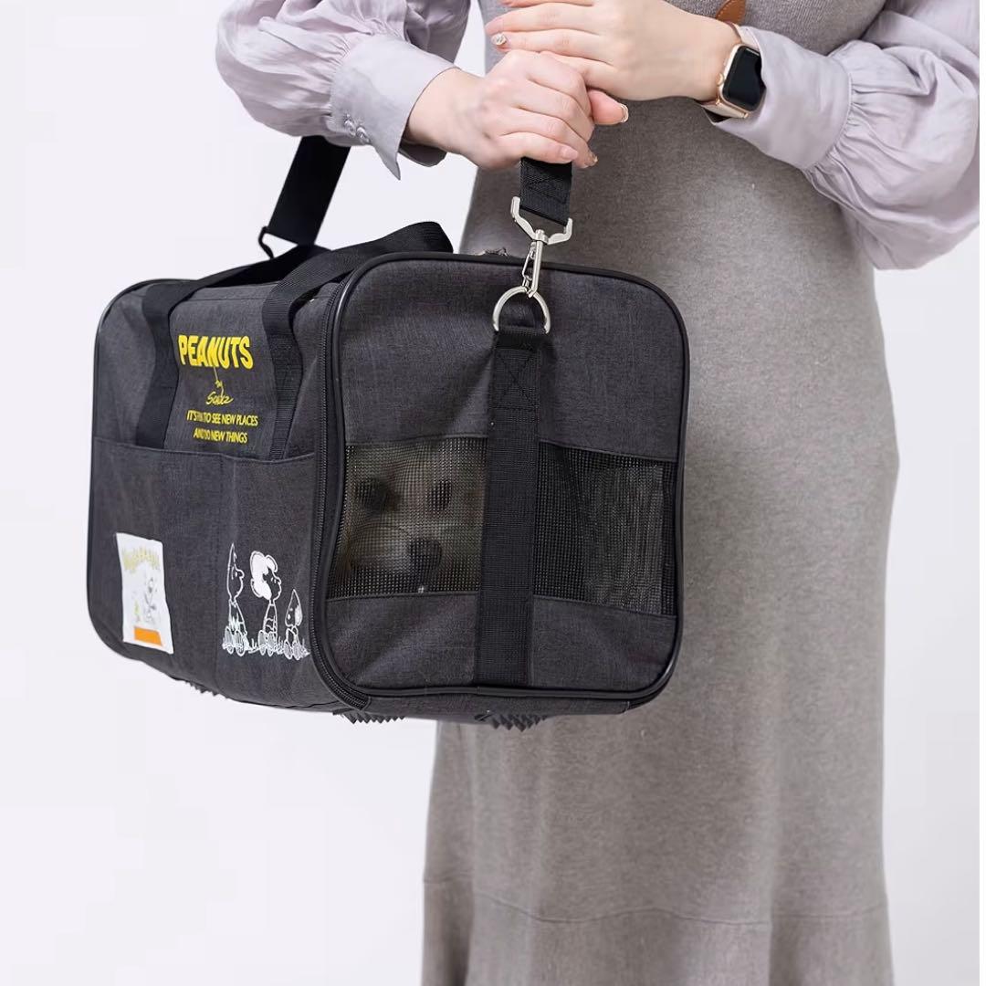スヌーピー キャリーバッグ 犬猫用 Sサイズ