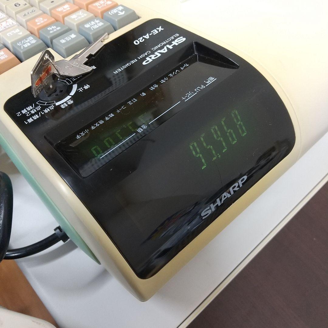 M SHARP シャープ 電子レジスター XE-A20 店舗用品 レジ