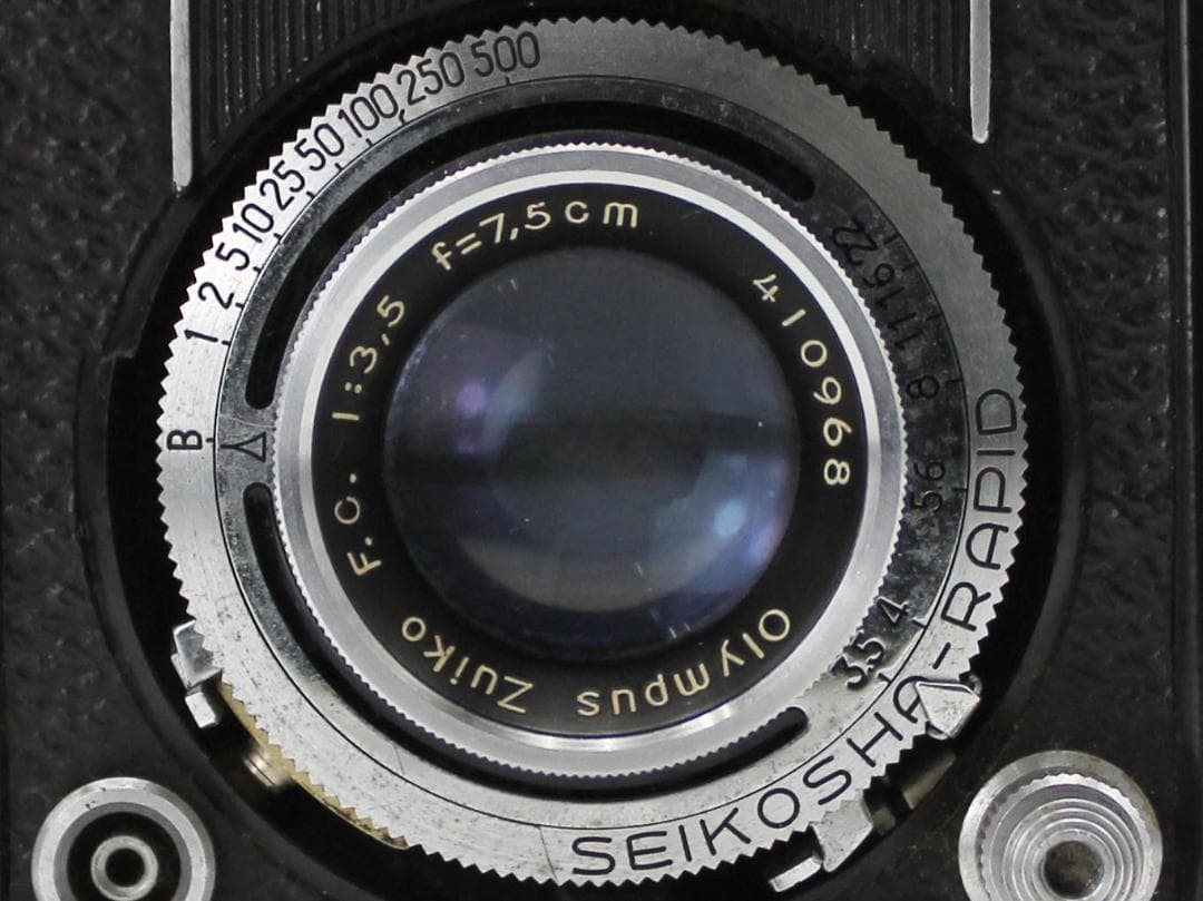 【動作品】エルモ Elmoflex 二眼レフ Ziko 75mm F3.5