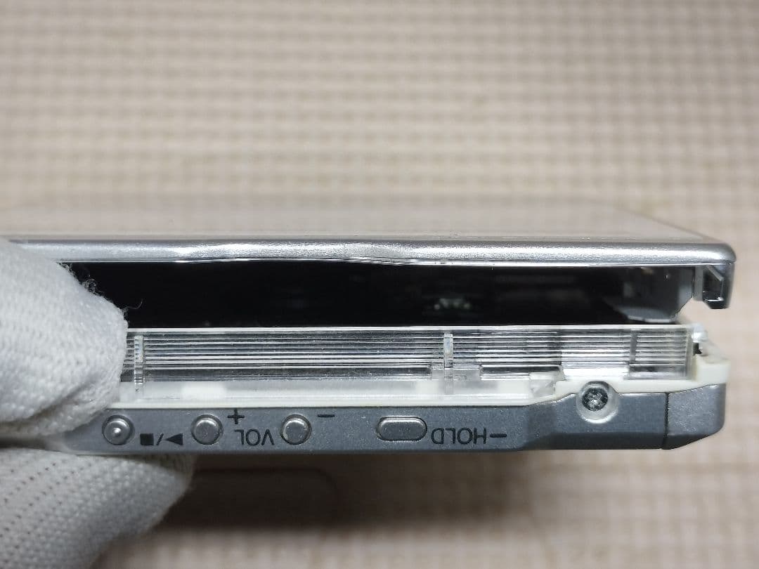 【ジャンク品】ポータブルMDプレーヤー SJ-MJ500 Panasonic 白