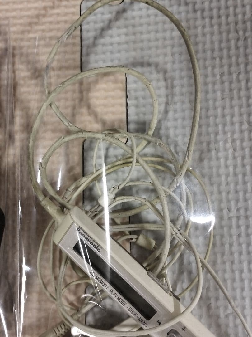 【ジャンク品】ポータブルMDプレーヤー SJ-MJ500 Panasonic 白