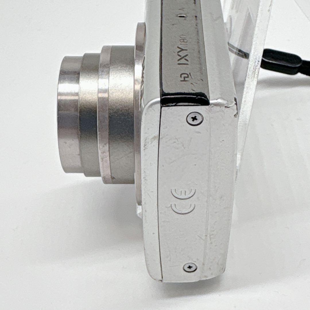 Canon IXY 180 デジタルカメラ シルバー 新品のバッテリー付き