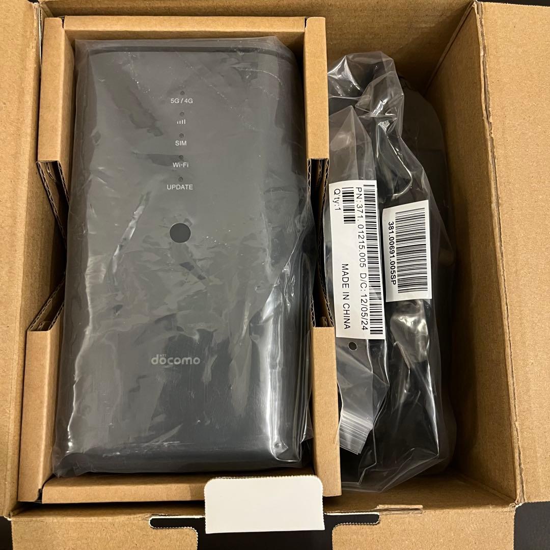 【美品】ルーターdocomo5G HR02 付属品あり
