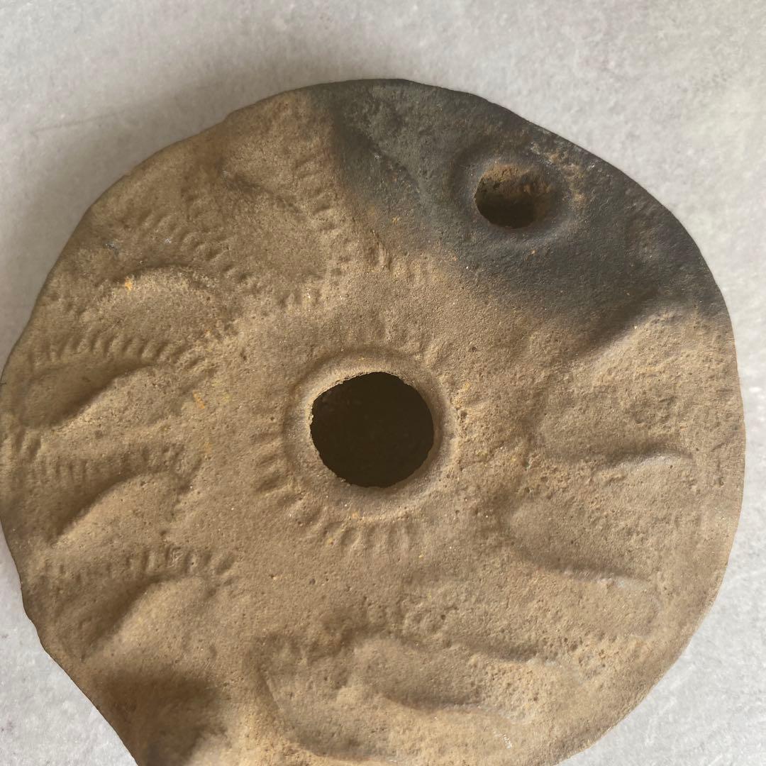 古代ローマ　アンティークオイルランプ　テコラッタ　8cm 60g