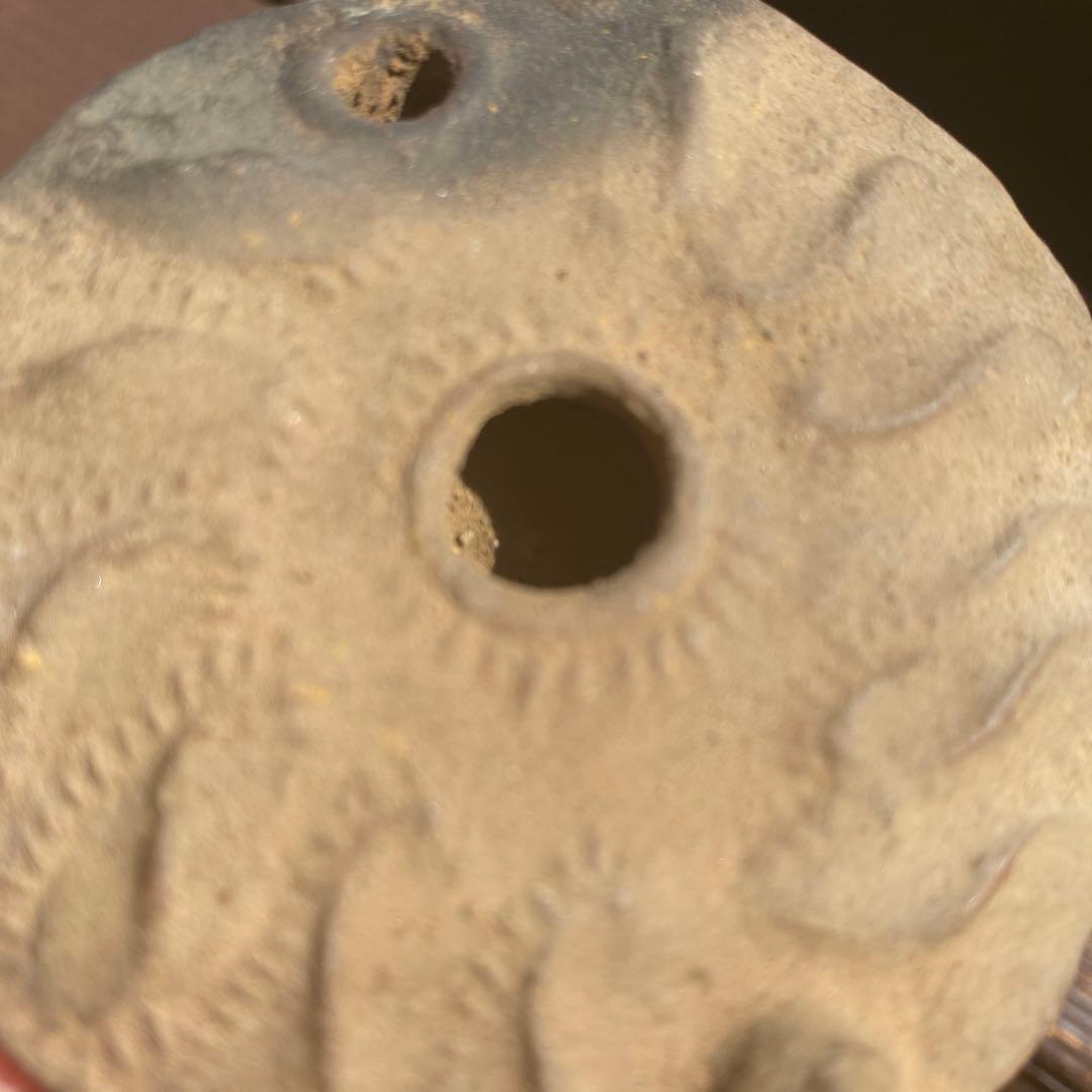古代ローマ　アンティークオイルランプ　テコラッタ　8cm 60g