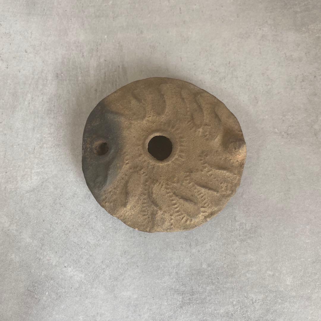 古代ローマ　アンティークオイルランプ　テコラッタ　8cm 60g