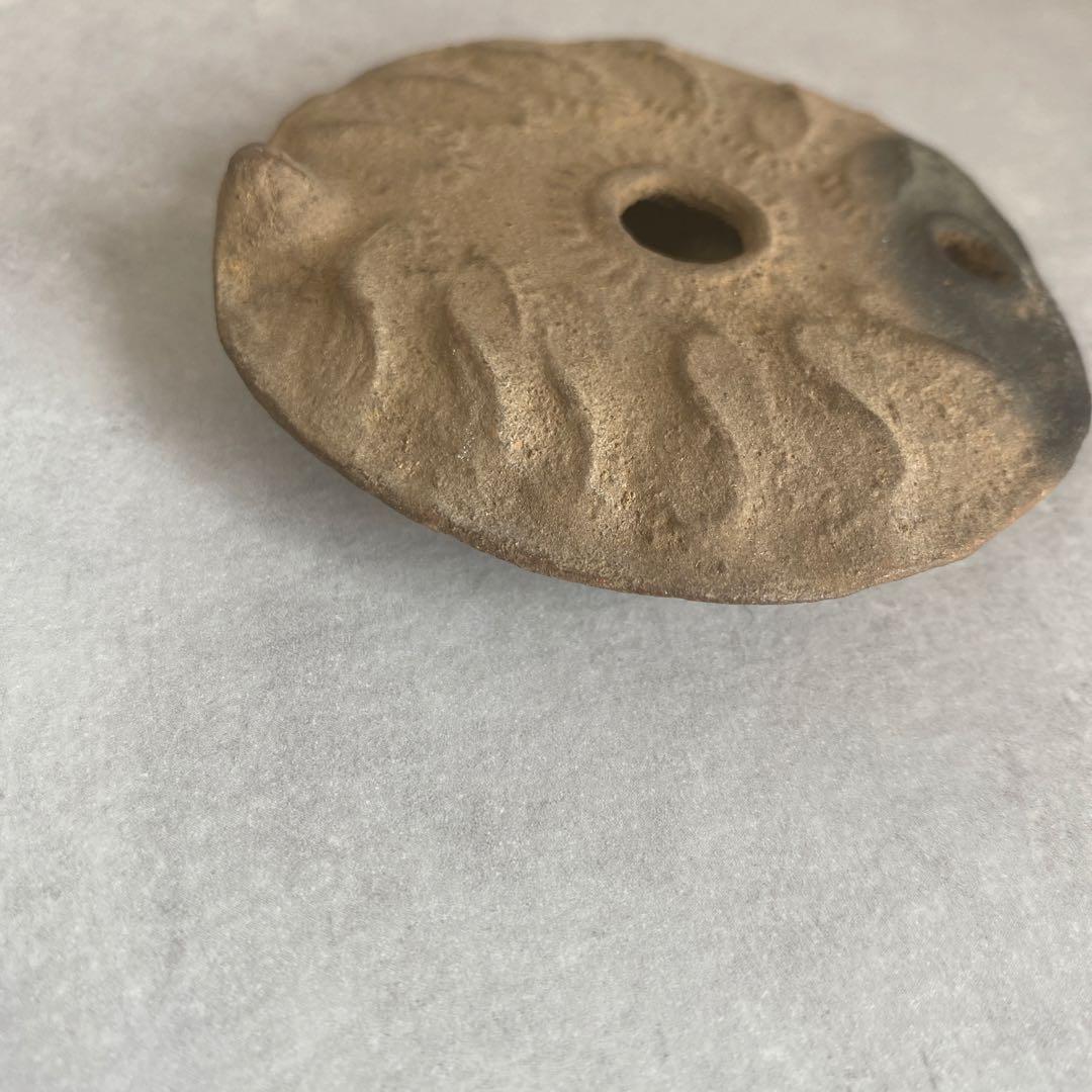 古代ローマ　アンティークオイルランプ　テコラッタ　8cm 60g