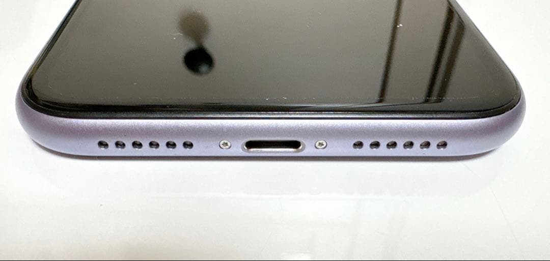 iPhone11 パープル 128GB SIMロック解除済 USBケーブル 箱