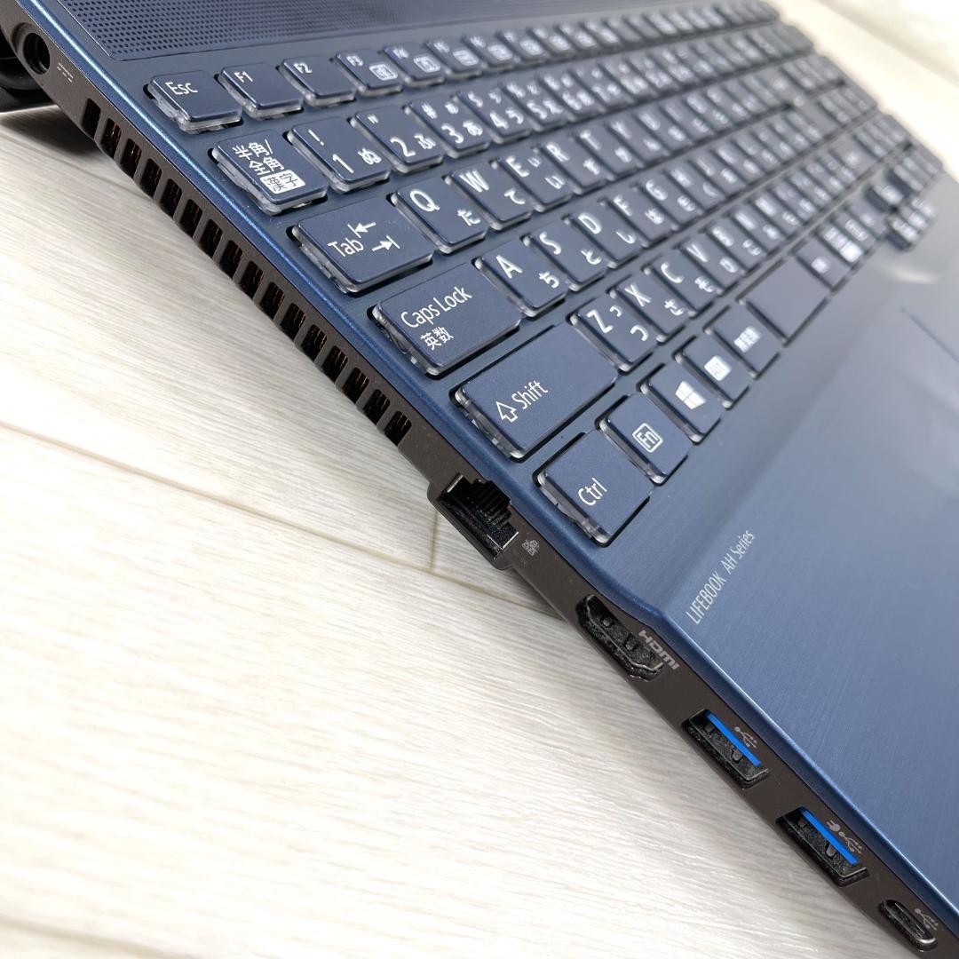 富士通 第11世代 i3 高速SSD512 メモリ8 オフィス ノートパソコン