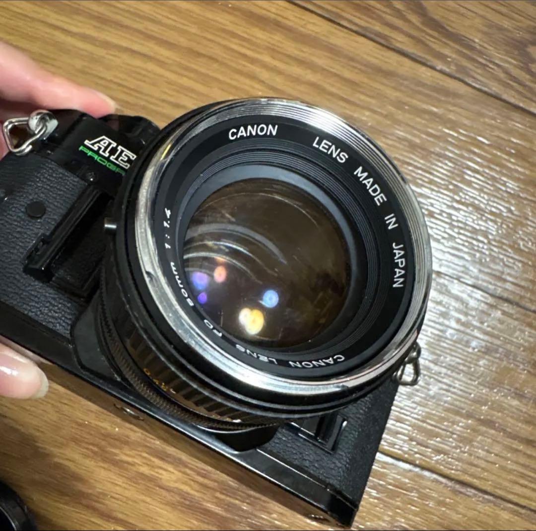 【ジャンク品】Canon AE-1 PROGRAM + FD 50mm F1.4