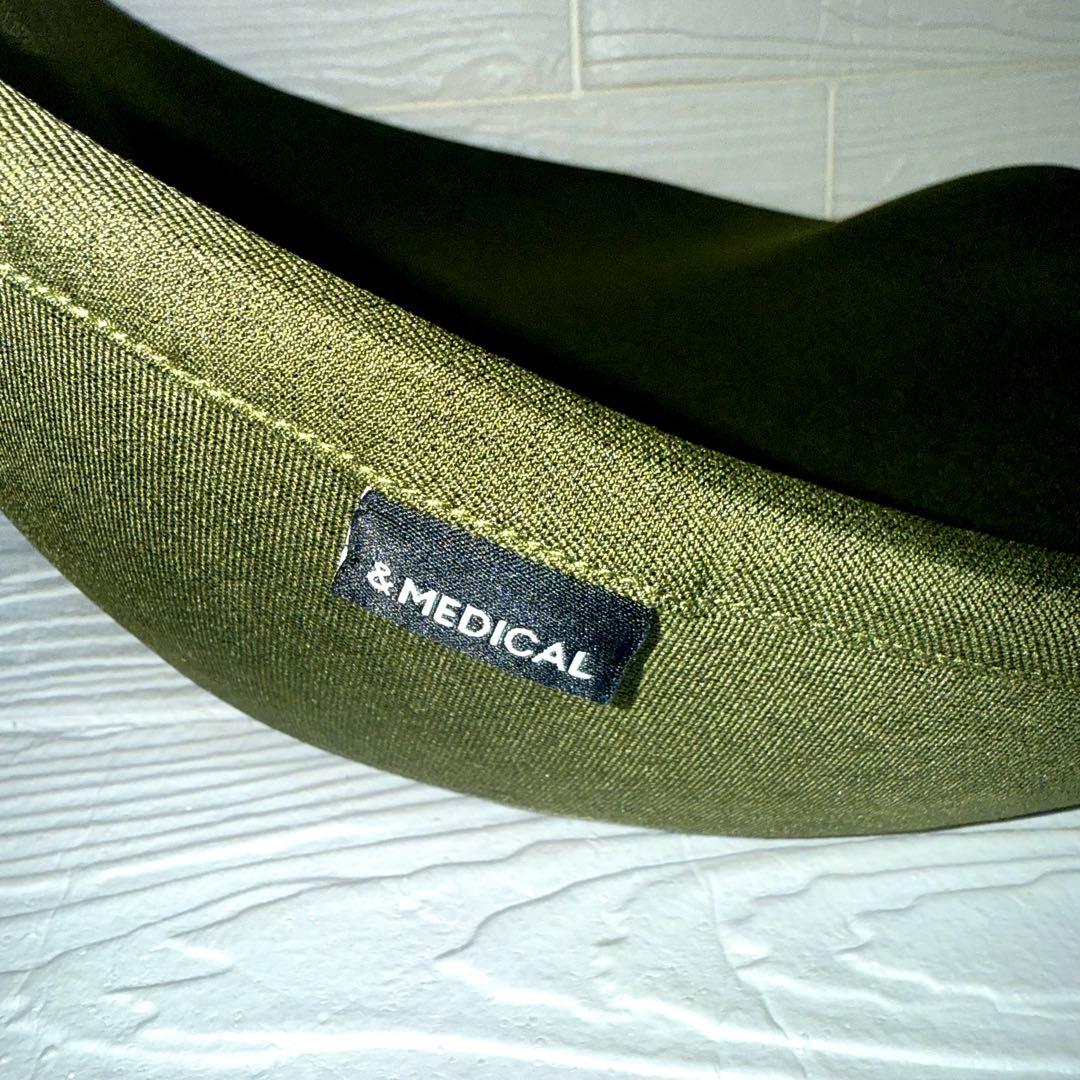 【美品】&MEDICAL KURA SEAT 姿勢矯正クッション オリーブ