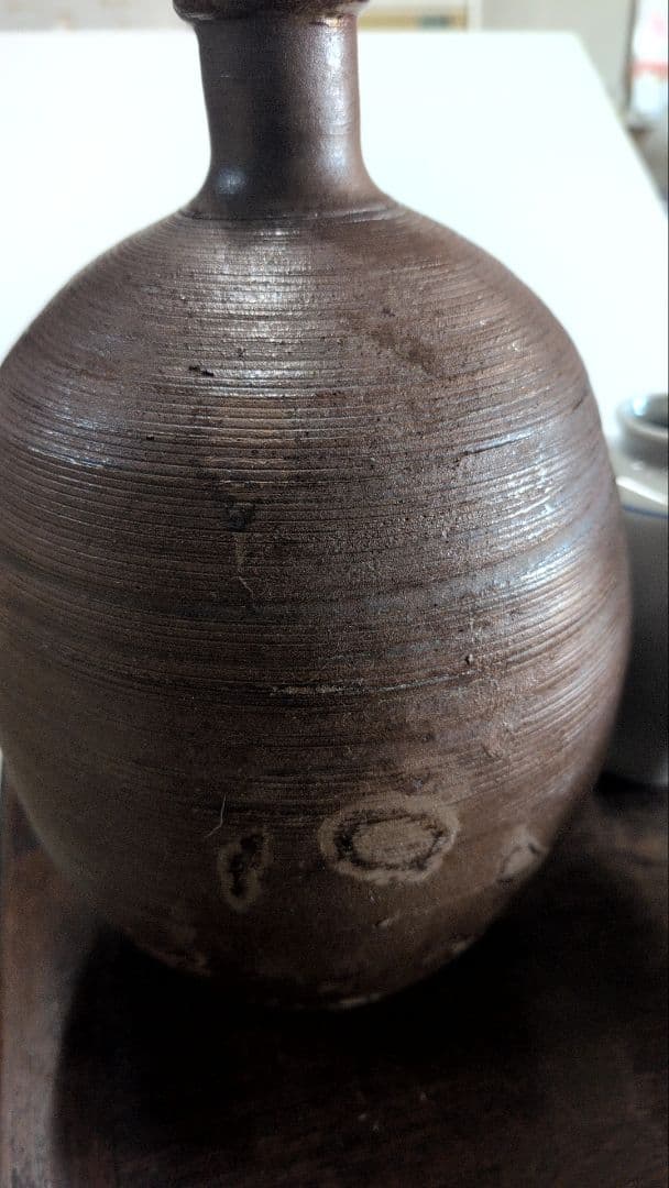花瓶 3点セット 焼締め 壺 銅器風 花器 白磁 竹柄 和モダン インテリア