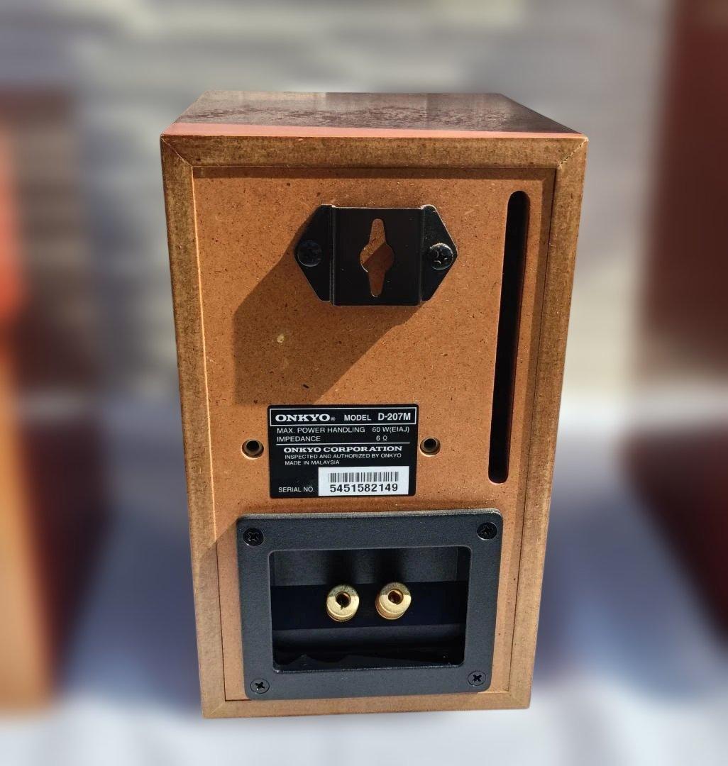 ONKYO D-207F 2台　D-207M 2台　ステレオインピーダンス