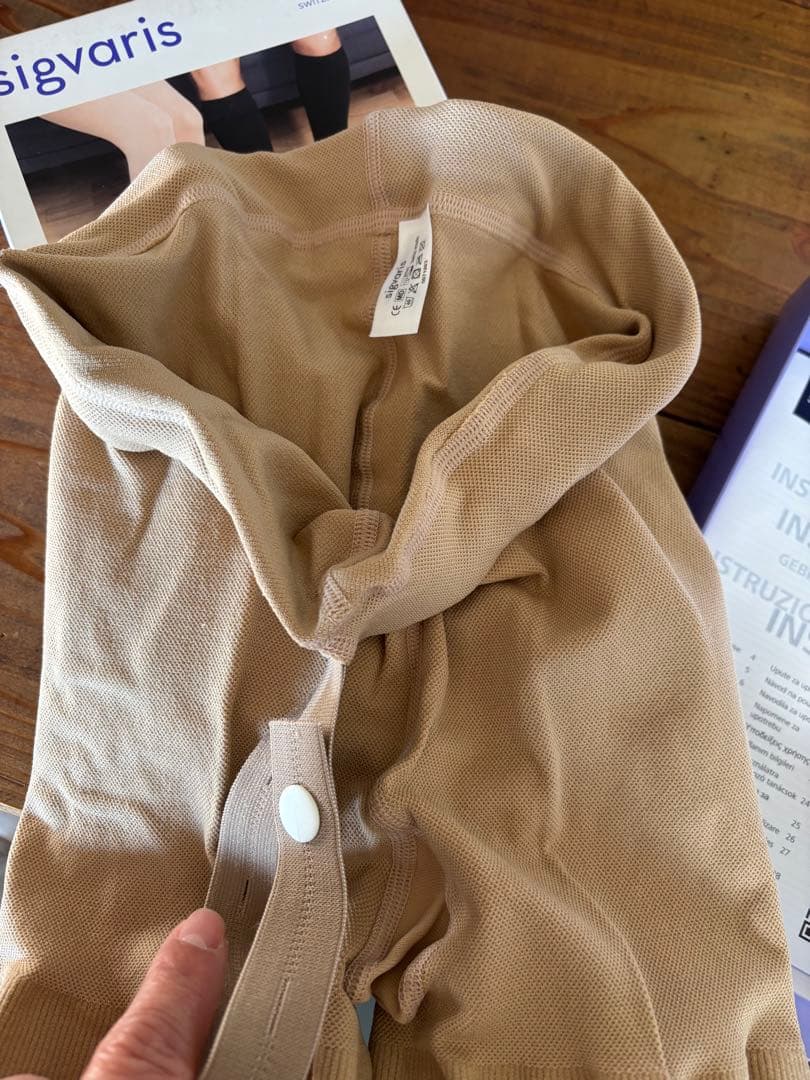 新品！医療用弾性ストッキングS sigvaris cotton②爪先なし