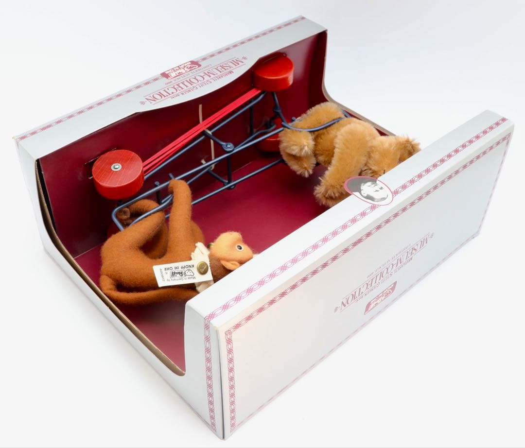 STEIFF vehicle with monkey1924レプリカ 1992年