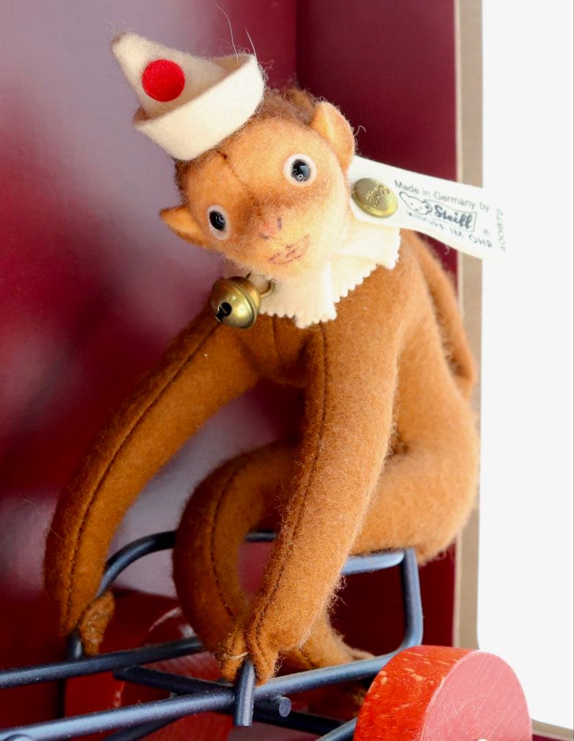 STEIFF vehicle with monkey1924レプリカ 1992年