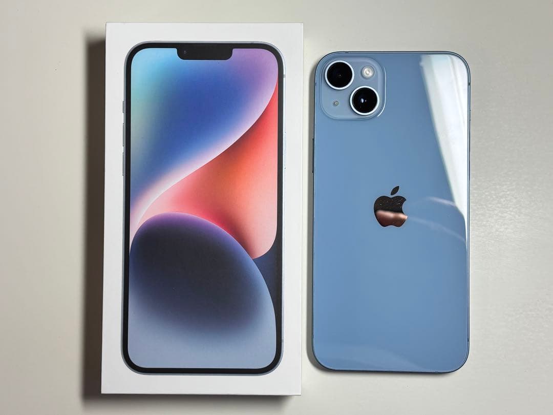 【極美品】iPhone 14 Plus 256GB・ブルー（SIMフリー）