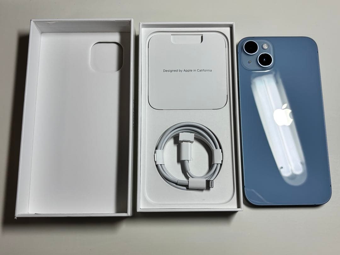 【極美品】iPhone 14 Plus 256GB・ブルー（SIMフリー）