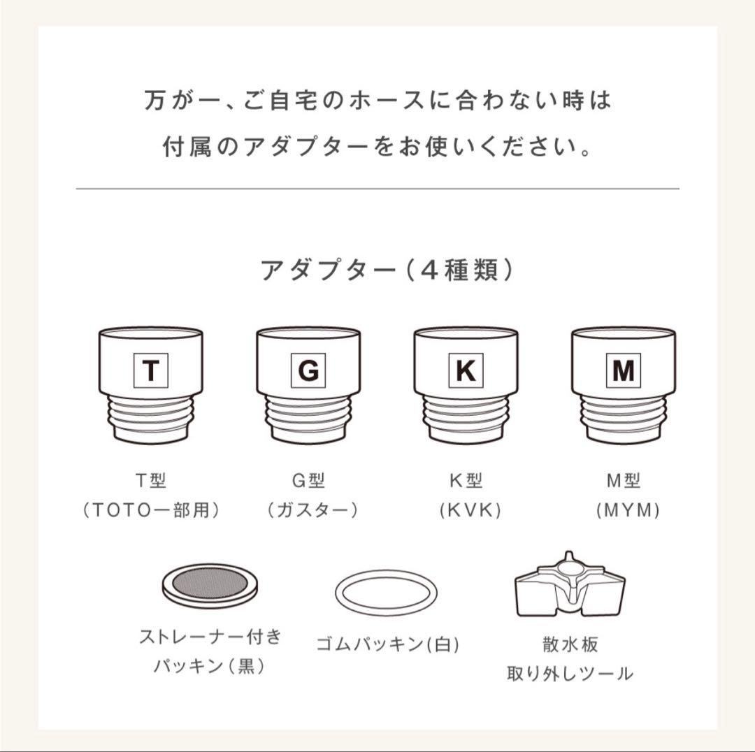 シャワーヘッド ABS ステンレス 取り付け簡単
