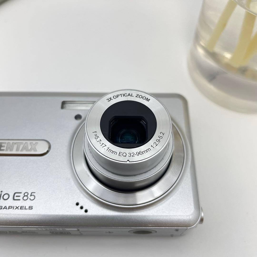 美品✨PENTAX Optio E85✨動作確認済 スマホ転送OK 可愛すぎる♪