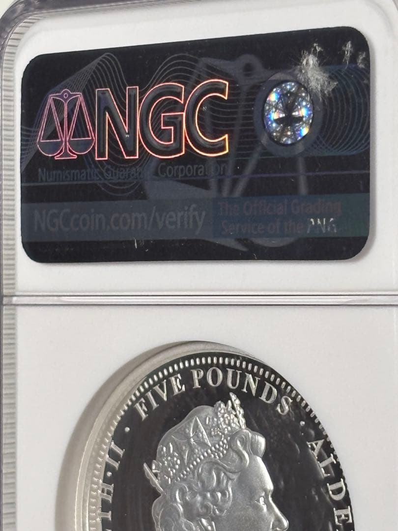 2021 5ドル アルダーニー 銀貨 エリザベス女王