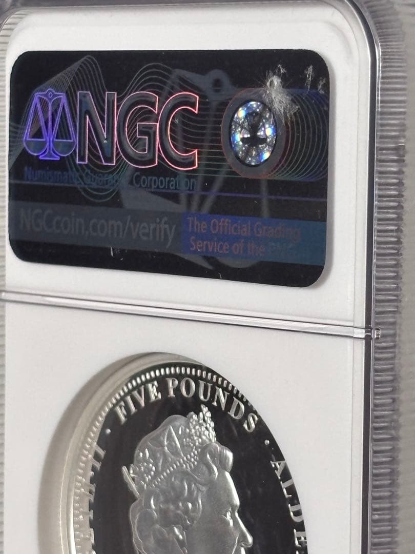 2021 5ドル アルダーニー 銀貨 エリザベス女王