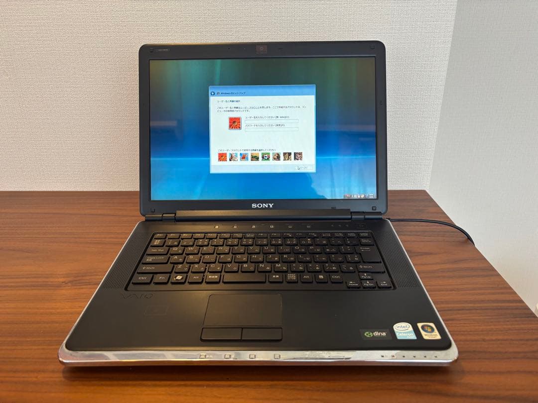 【起動確認済・美品】 Sony VAIO ノートPC レッド PCG-5J6N