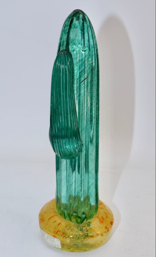 レア・オブジェ KOSTA BODA ガラス製サボテンオブジェ 約21.5cm
