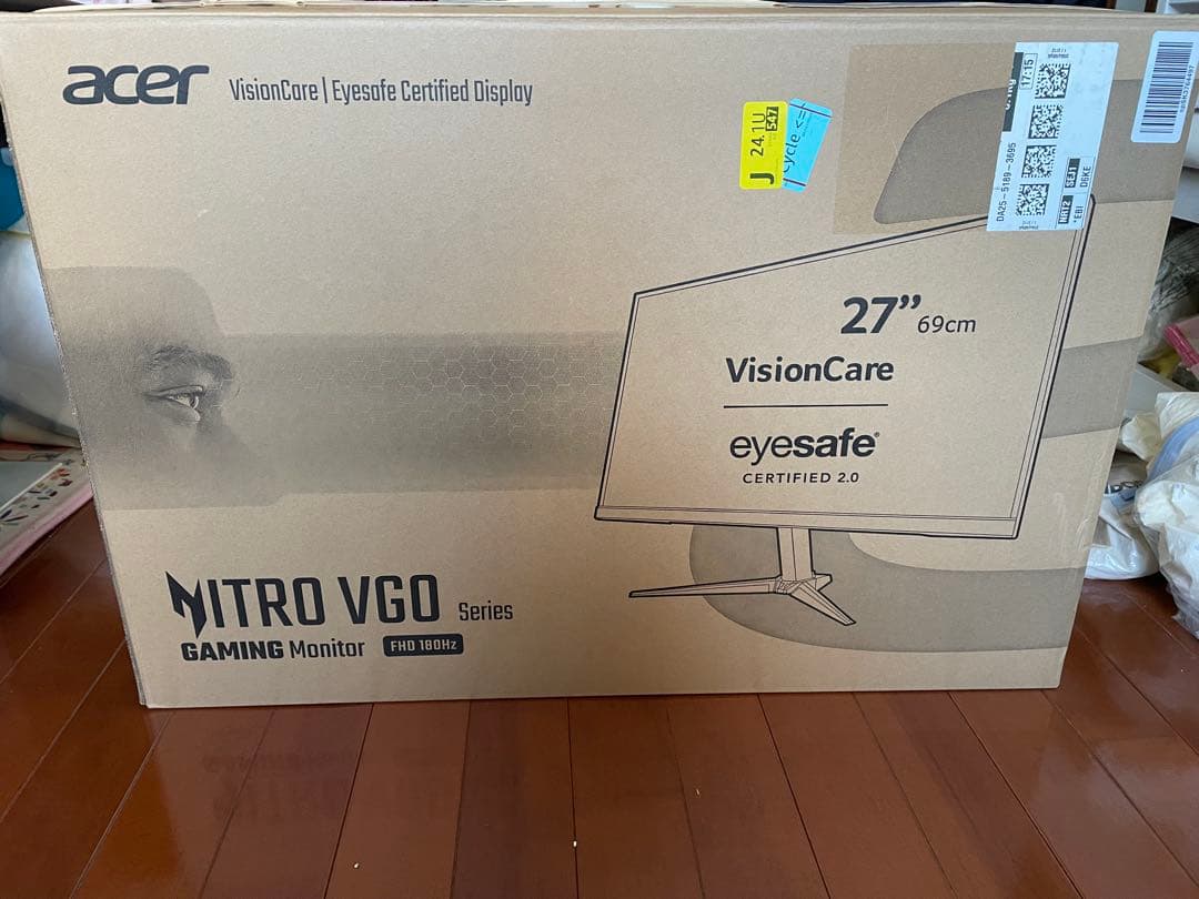 Acer Nitro XV0 27インチ ゲーミングモニター FHD 180Hz