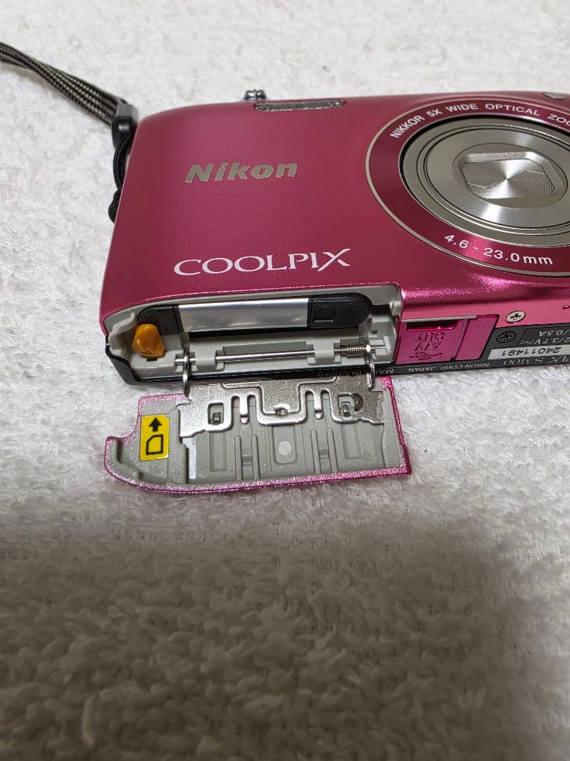 ★美品★　ニコン　クールピクス　s3100　中古　動作確認済　デジカメ　ピンク