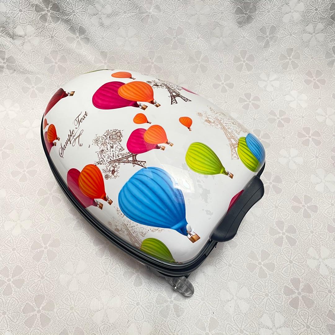 bubure 気球 キャリーカート スーツケース 卵型 旅行 カラフル