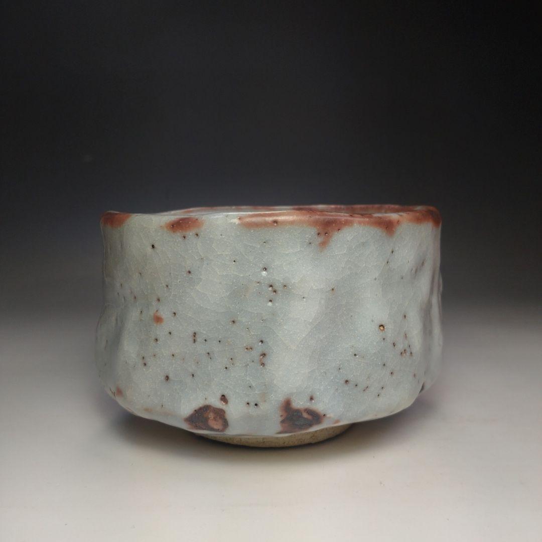 イ135 茶碗『志野茶碗　共箱　在銘』抹茶碗　茶道具