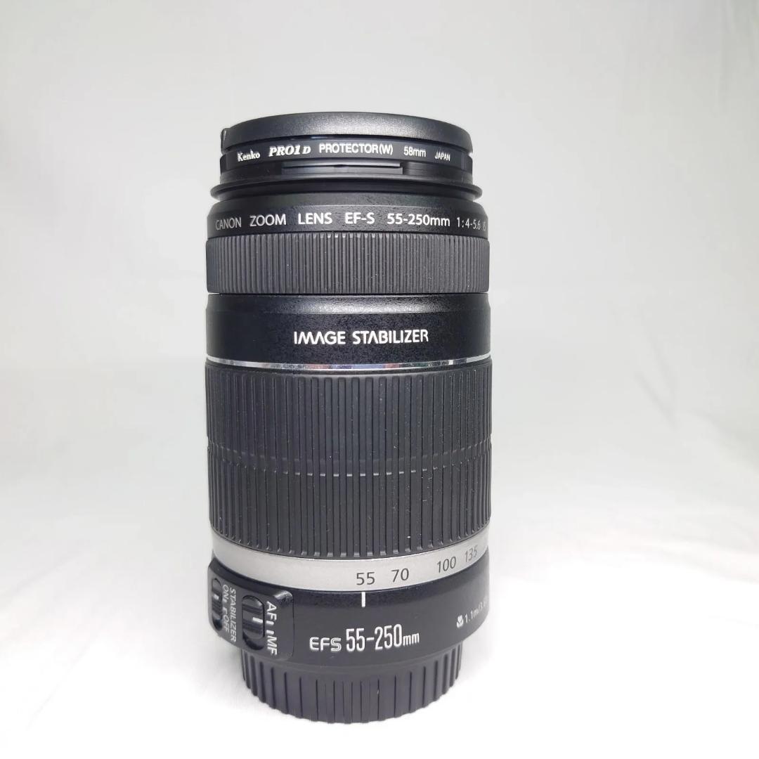 Canon Kiss X3 一眼レフ 入門モデル レンズ 55-250mm