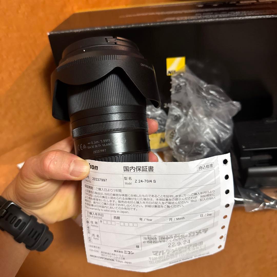 (美品)Nikon Z 6iiミラーレス一眼カメラ 24-70mmレンズ付き